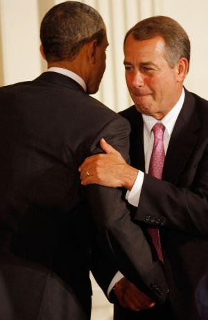 John Boehner and Obama; Much Love